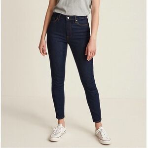 Everlane Mid Rise Skinny Ankle Jeans Dark Wash Size 26